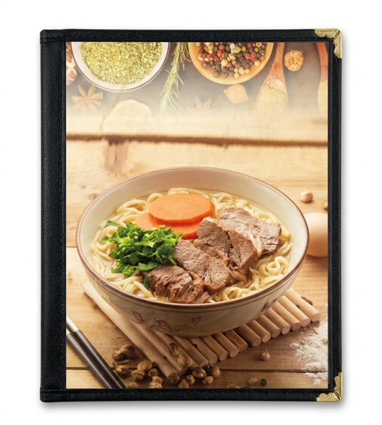 Porte Menu Transparent A4 – Élégance & Praticité Quotidienne